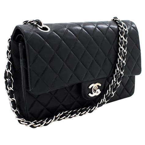 chanel silver bag 2023|chanel silver chain bag.